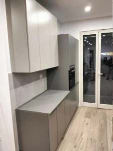 Cucine bicolore con top in Fenix Salerno