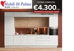 Cucina con portale e gola Salerno