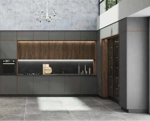 Cucine moderne con portale e maniglia fresata Salerno